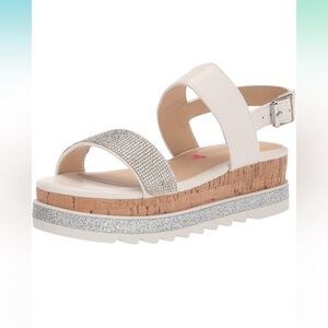 Steve Madden Girls Tristaa Wedge Platform Sandal Size 3M